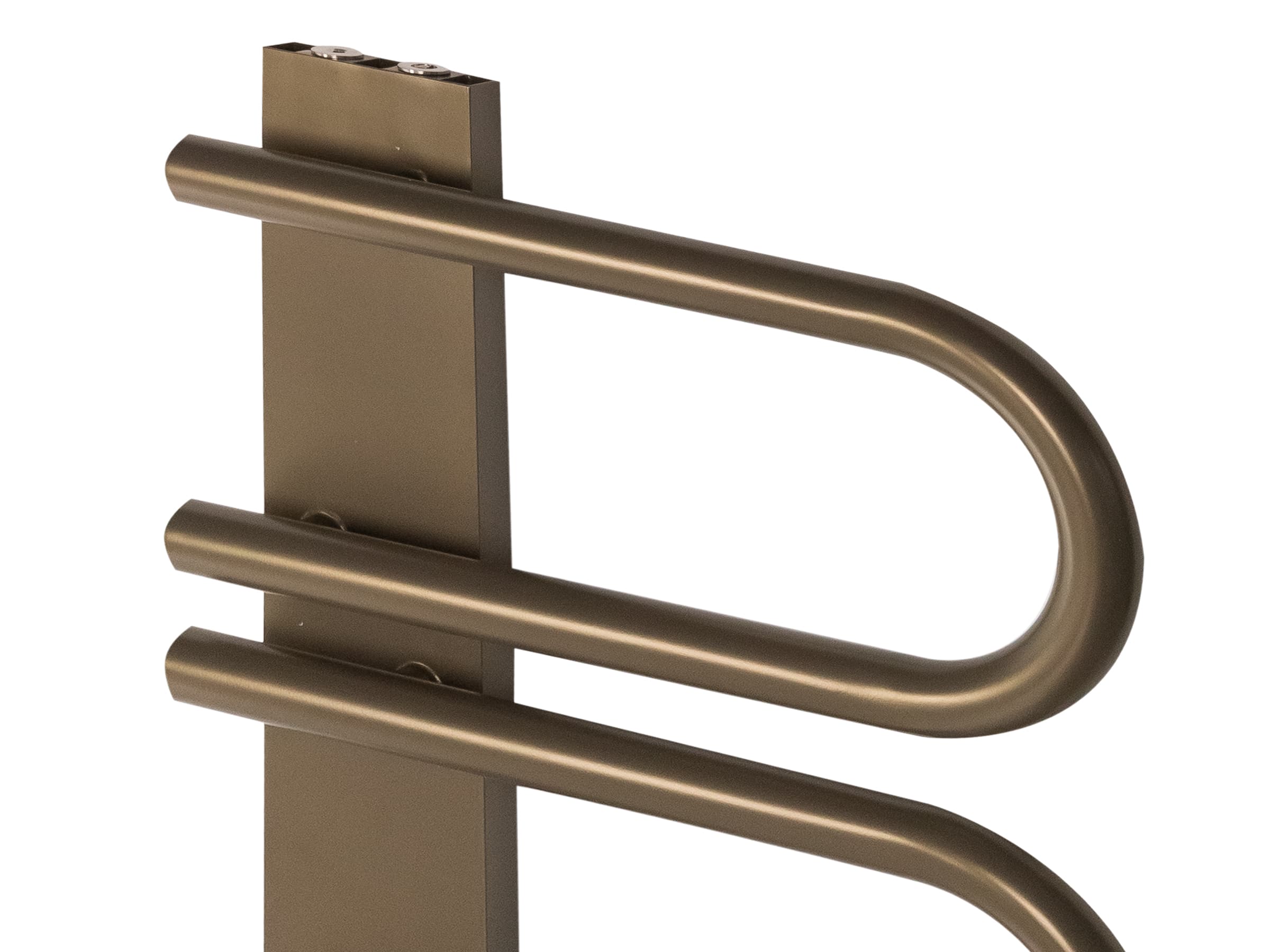 Дизайнерский полотенцесушитель LOJIMAX, коллекция PANA Высота 345 мм. Ширина 520 мм. RAL MY-512 глянец