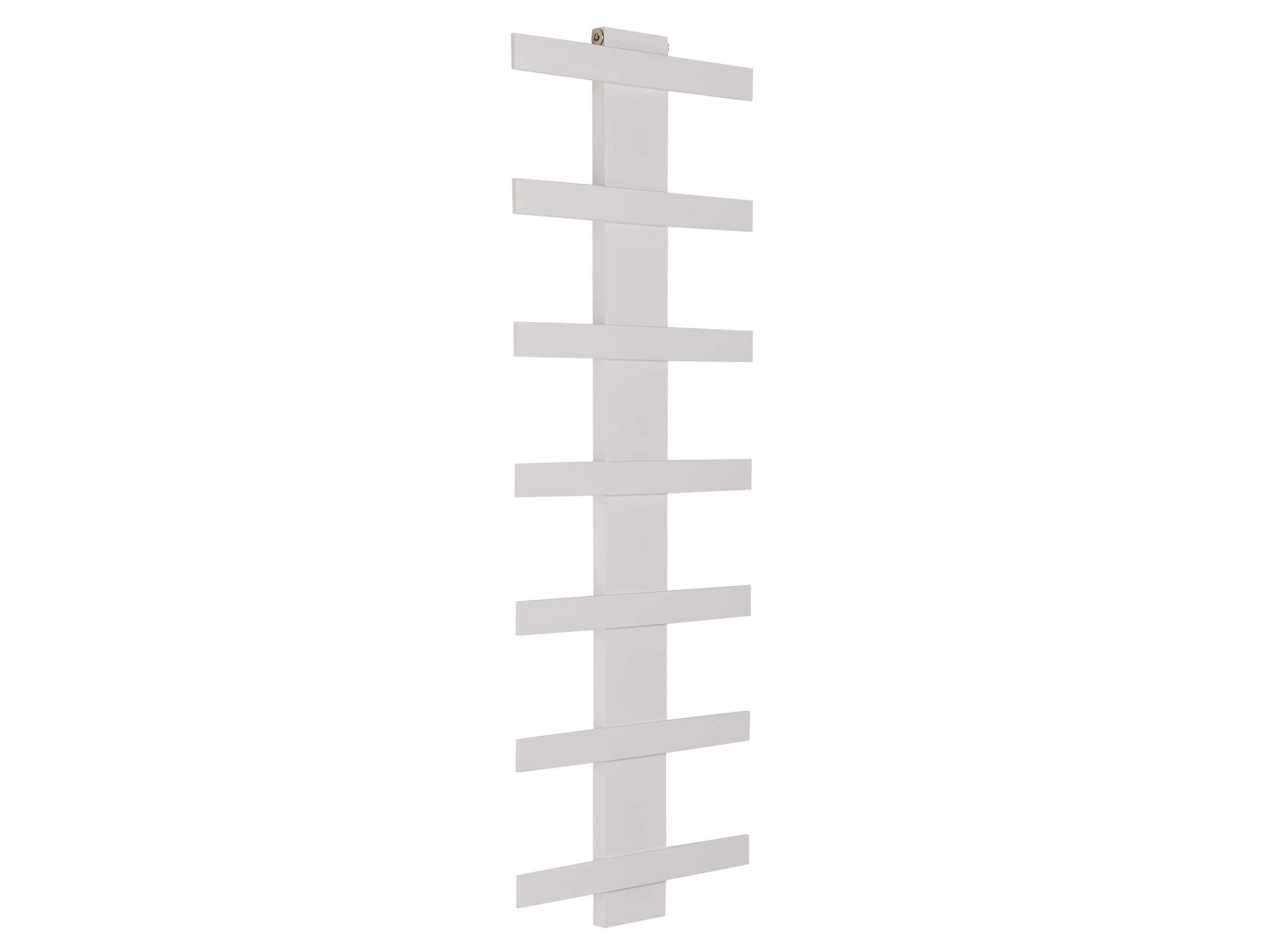 Uscător de prosoape decorativ LOJIMAX, colecția ALBATROS STYLE Lățime 340 mm. Înălțime 450 mm. alb mat
