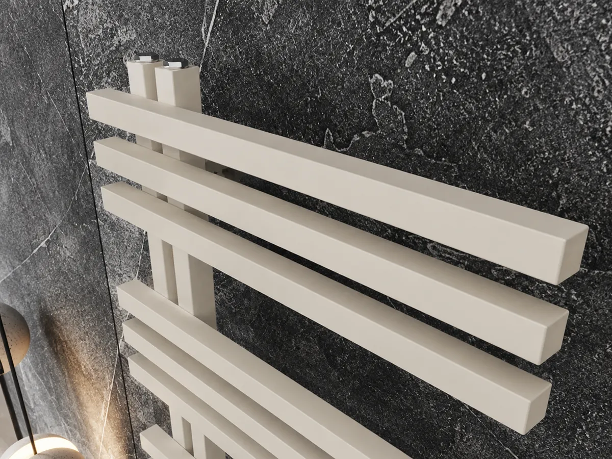 Uscător de prosoape de design CARISA, colecția TERRA, 852x500 mm, LEMON