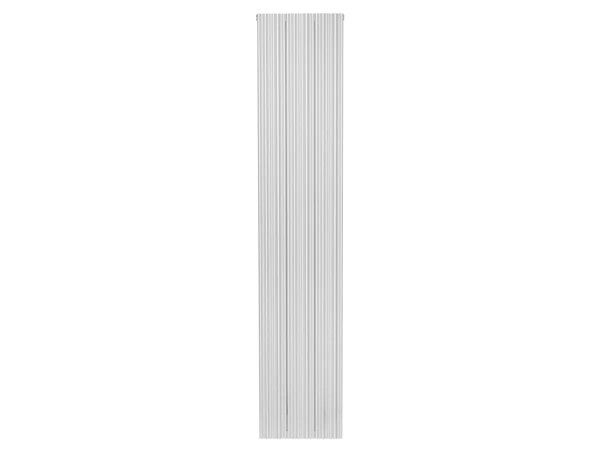 Дизайнерский радиатор LOJIMAX коллекция BAMBOO DOUBLE 1800x359 мм, Inox Matt Anodising