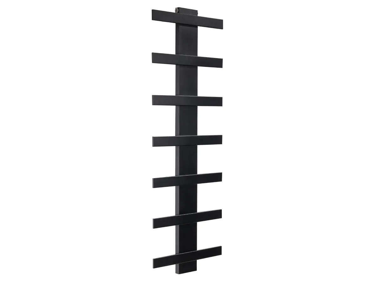 Uscător de prosoape de design LOJIMAX colecția ALBATROS STYLE 1340x450 mm, Negru