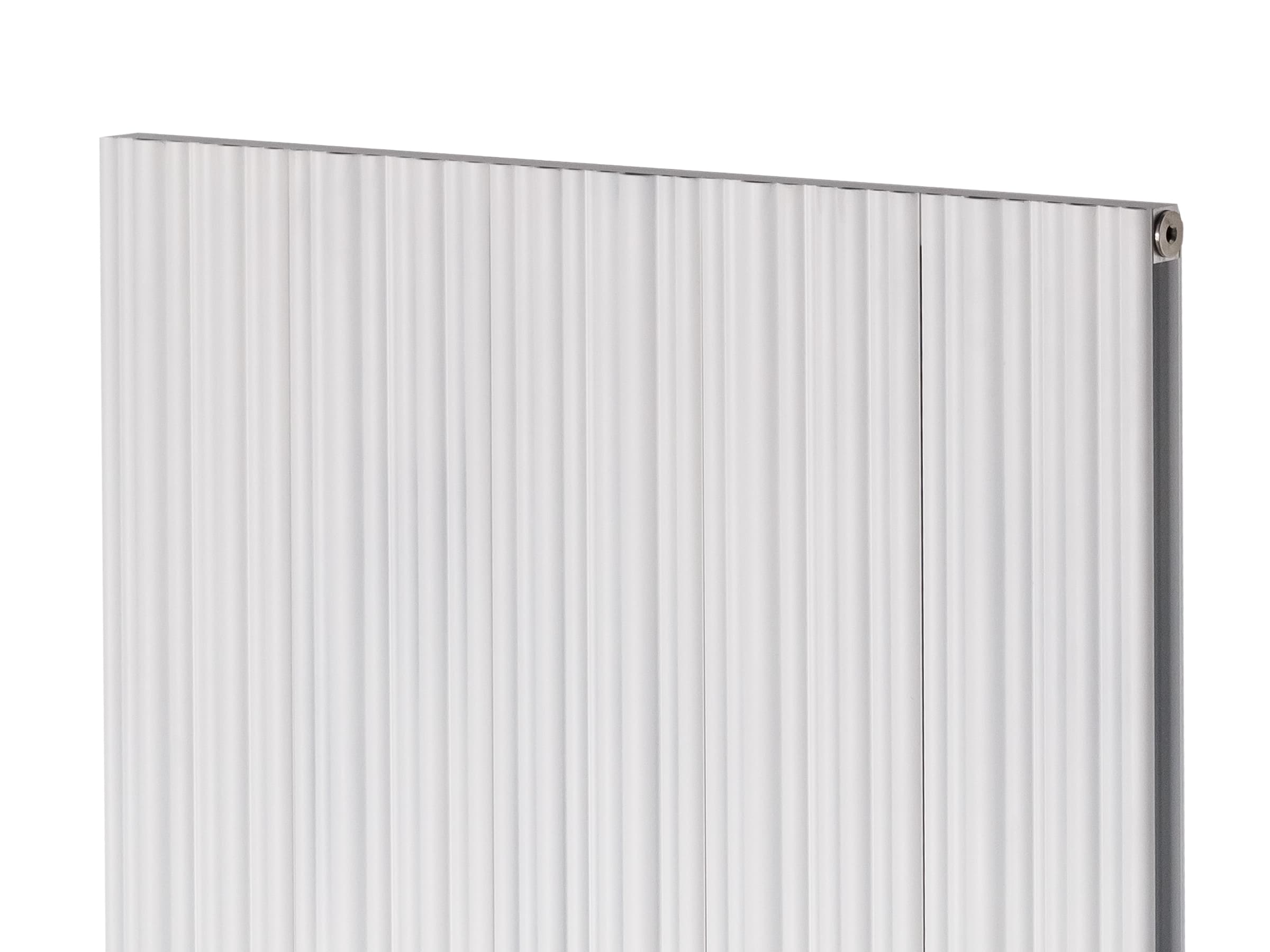 Calorifer decorativ LOJIMAX, colectia BAMBOO DOUBLE inaltimea 300 mm. latimea 239 mm. alb mat