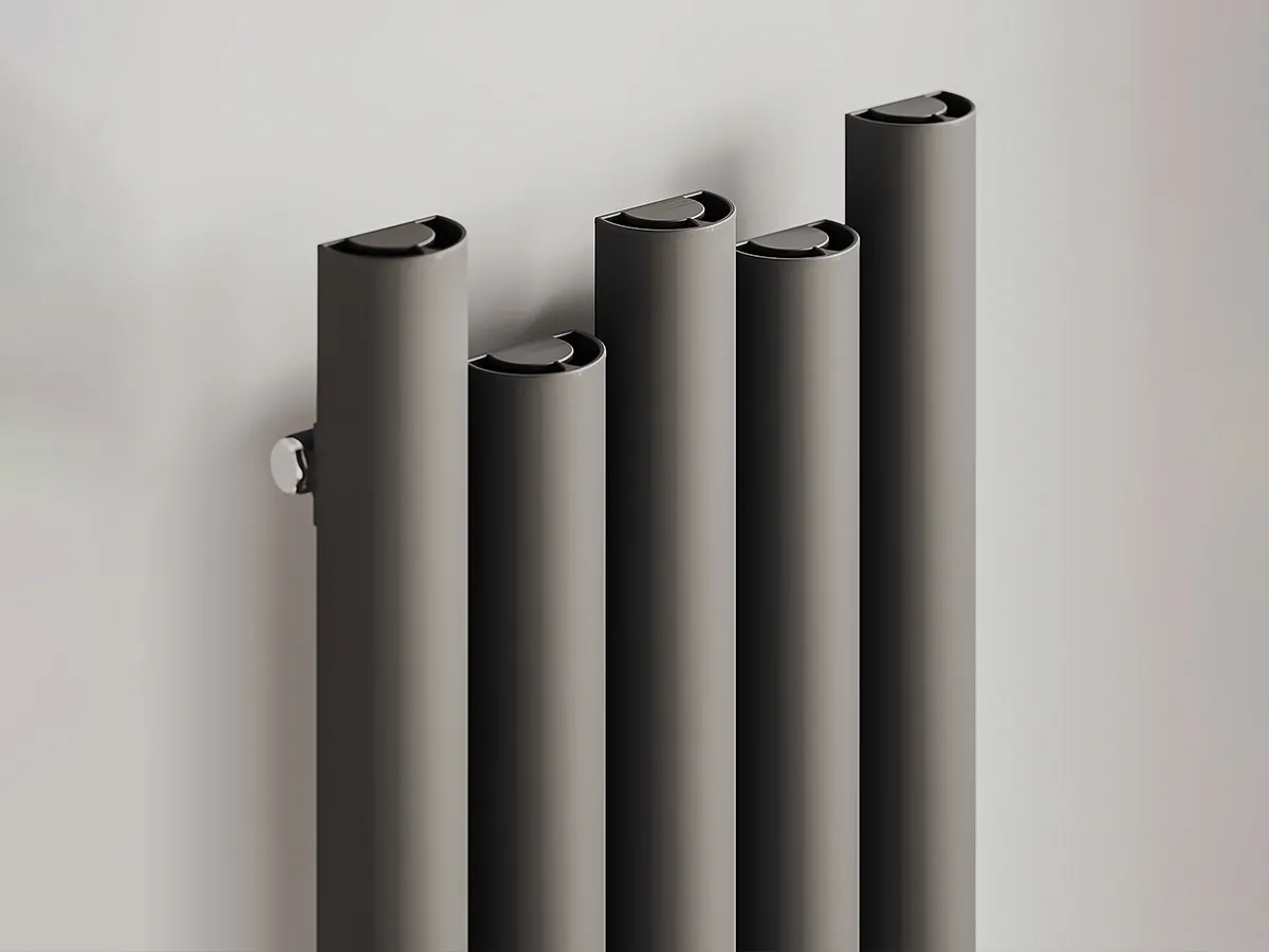 Calorifer decorativ CARISA, colecția MOTION, 1800x470 mm, ANTRACIT