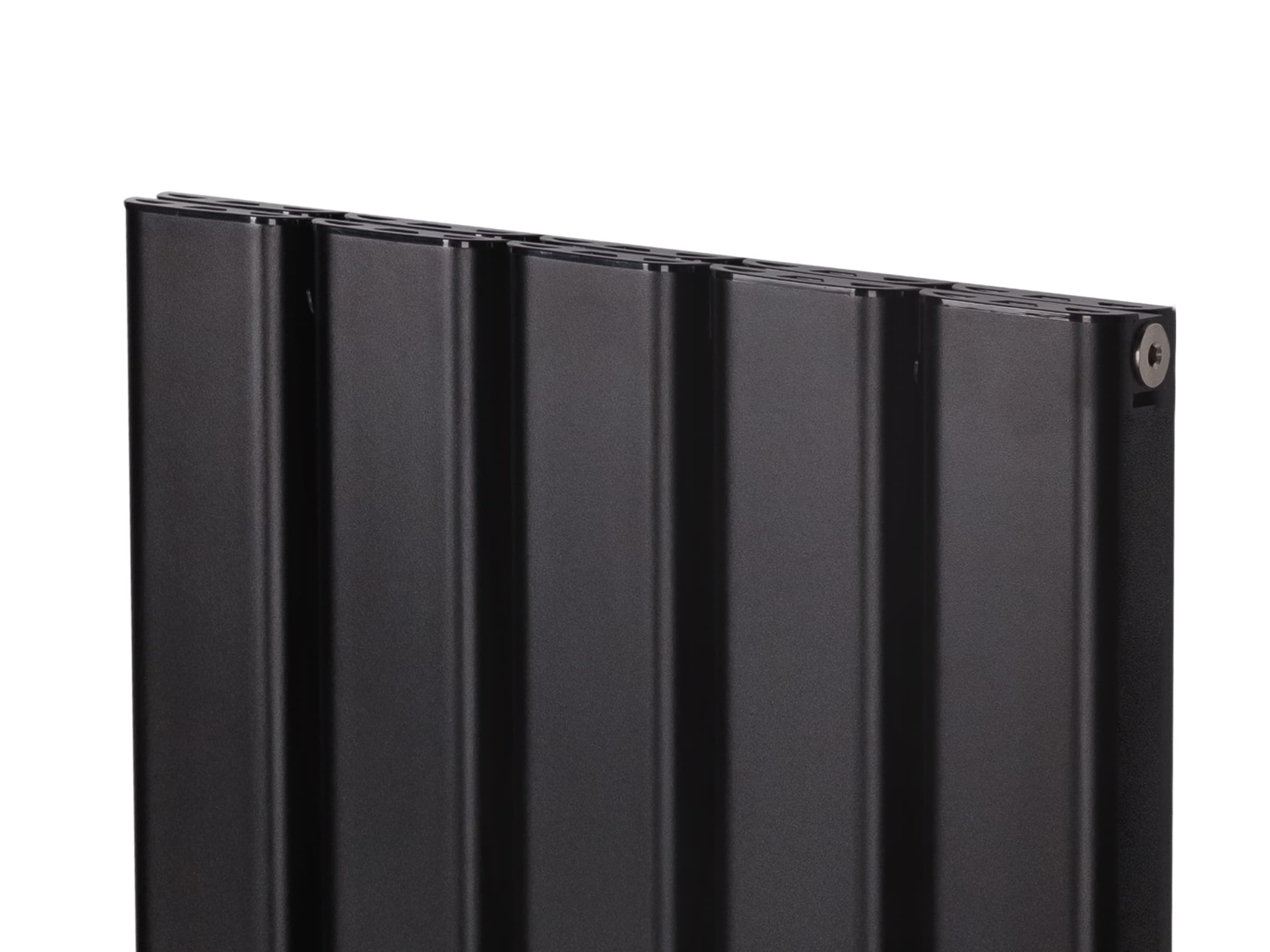 Дизайнерский радиатор LOJIMAX, коллекция DIAMOND DOUBLE 900 мм. 1196 мм. черный мат