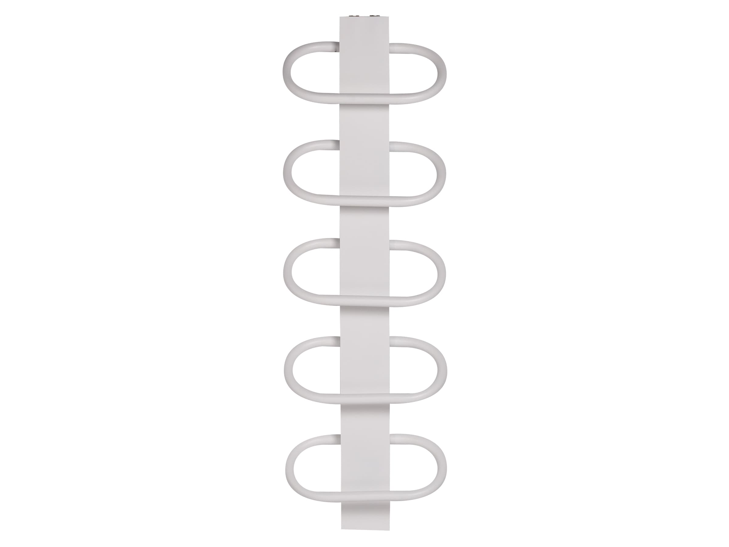 Uscător de prosoape decorativ LOJIMAX, colecția PEARL Lățime 530 mm. Înălțime 400 mm. alb mat