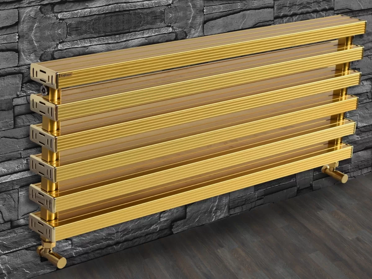 ALUMINUM HORIZONTAL RADIATOR LAPIS HRZ inaltimea 800 mm. latimea 311 mm. alb mat