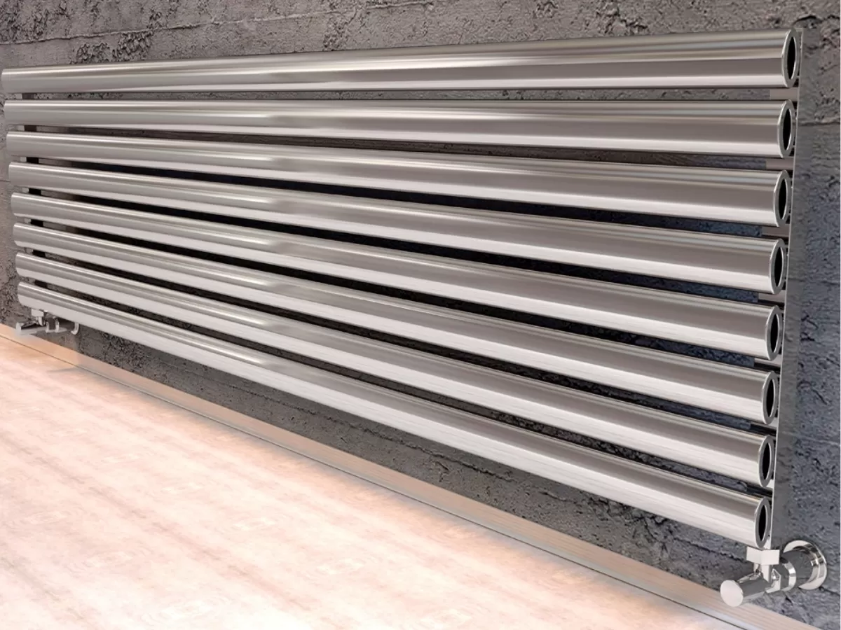 ALUMINUM HORIZONTAL RADIATOR BELLA HRZ inaltimea 800 mm. latimea 286 mm. alb mat