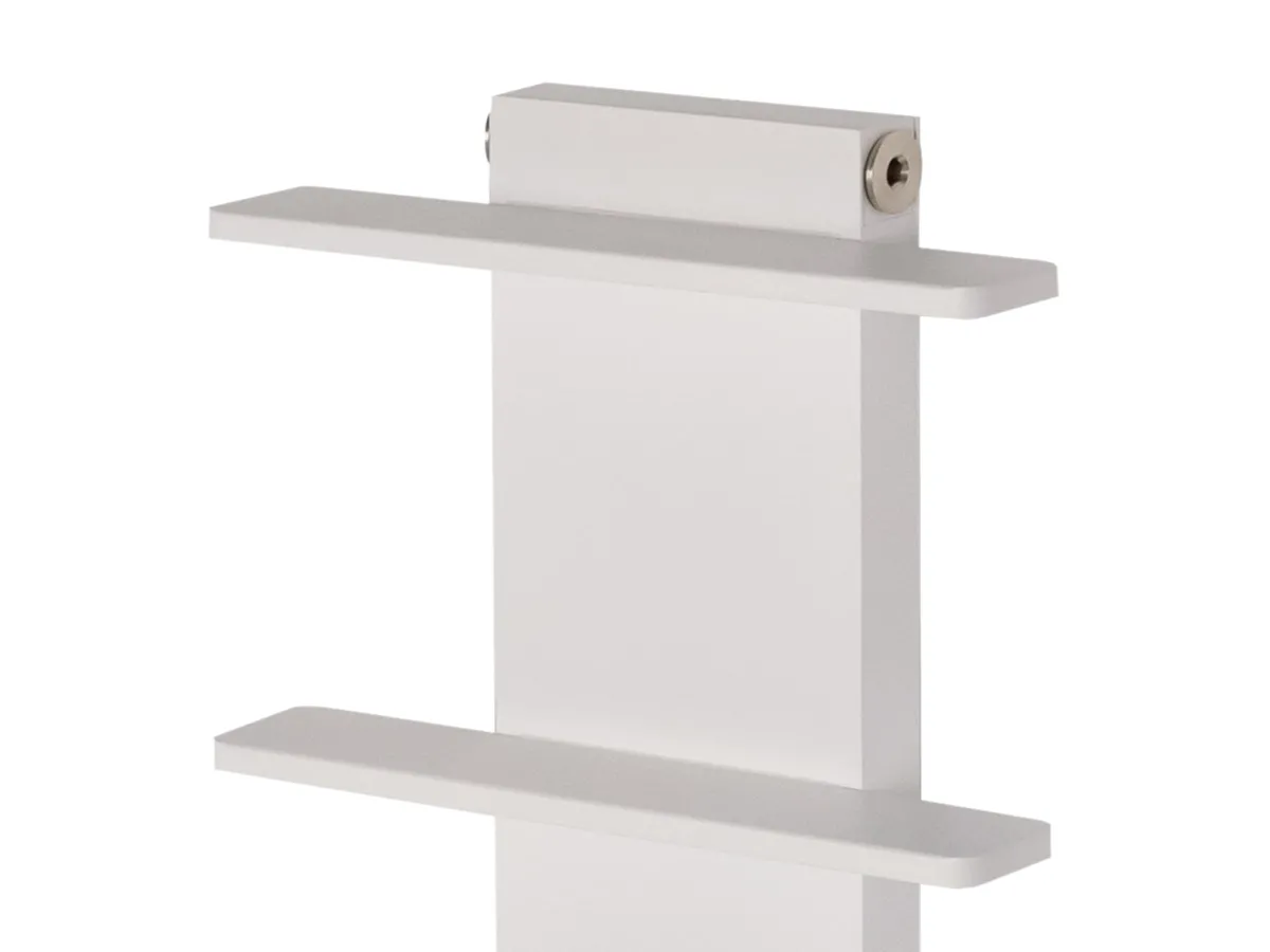 Uscător de prosoape de design LOJIMAX colecția CARETTA 1675x250 mm, Alb