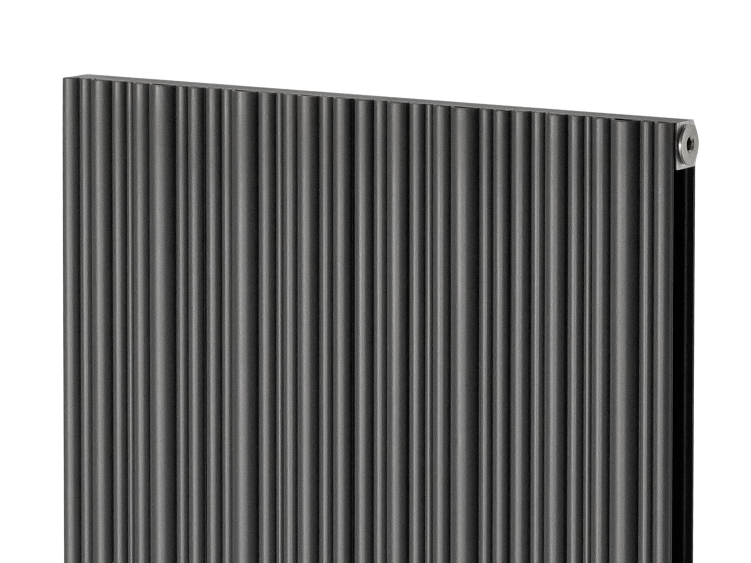 Calorifer decorativ LOJIMAX, colectia BAMBOO DOUBLE inaltimea 300 mm. latimea 239 mm. antracit mat