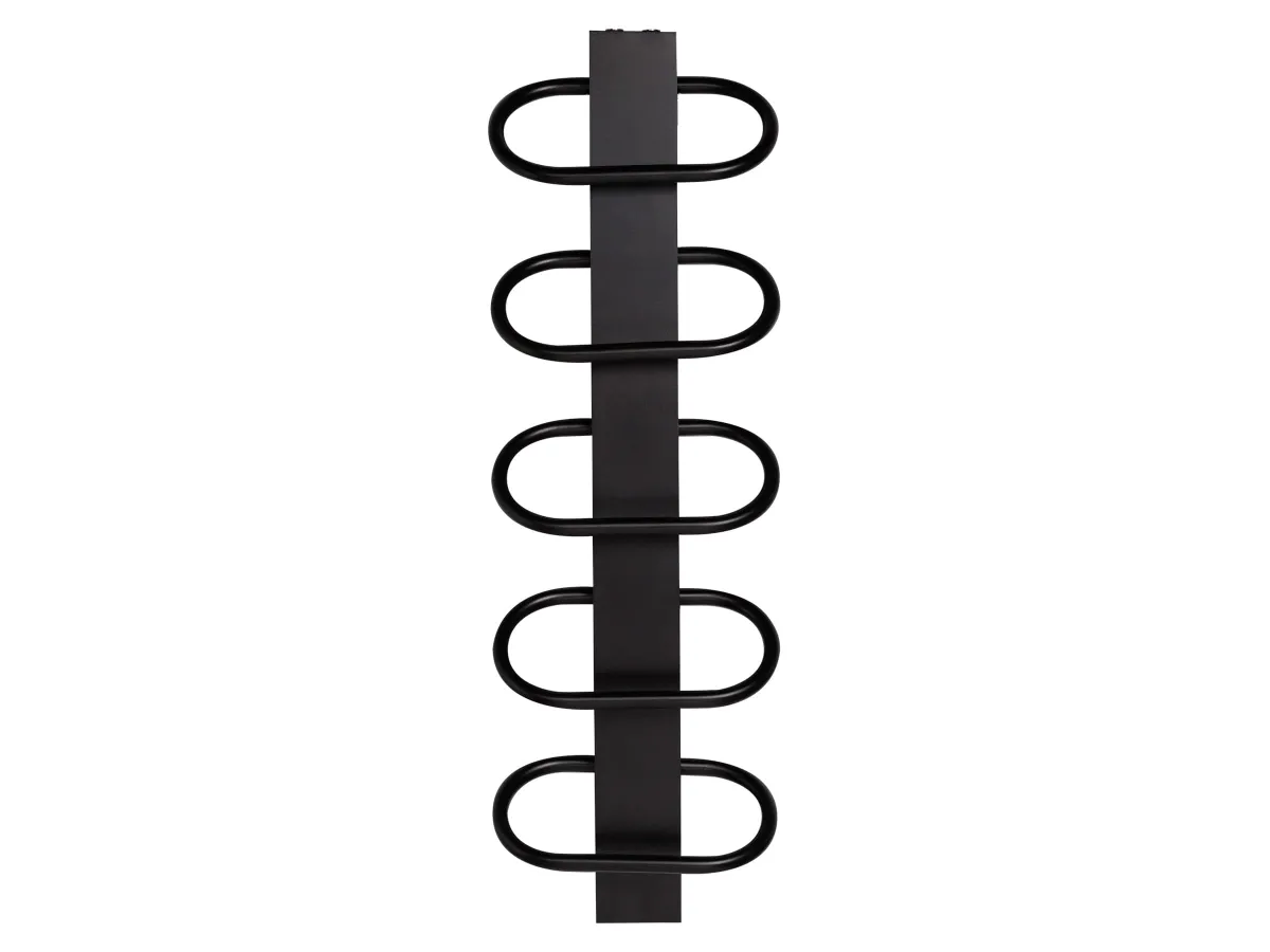 Uscător de prosoape de design LOJIMAX colecția PEARL 1250x400 mm, Negru