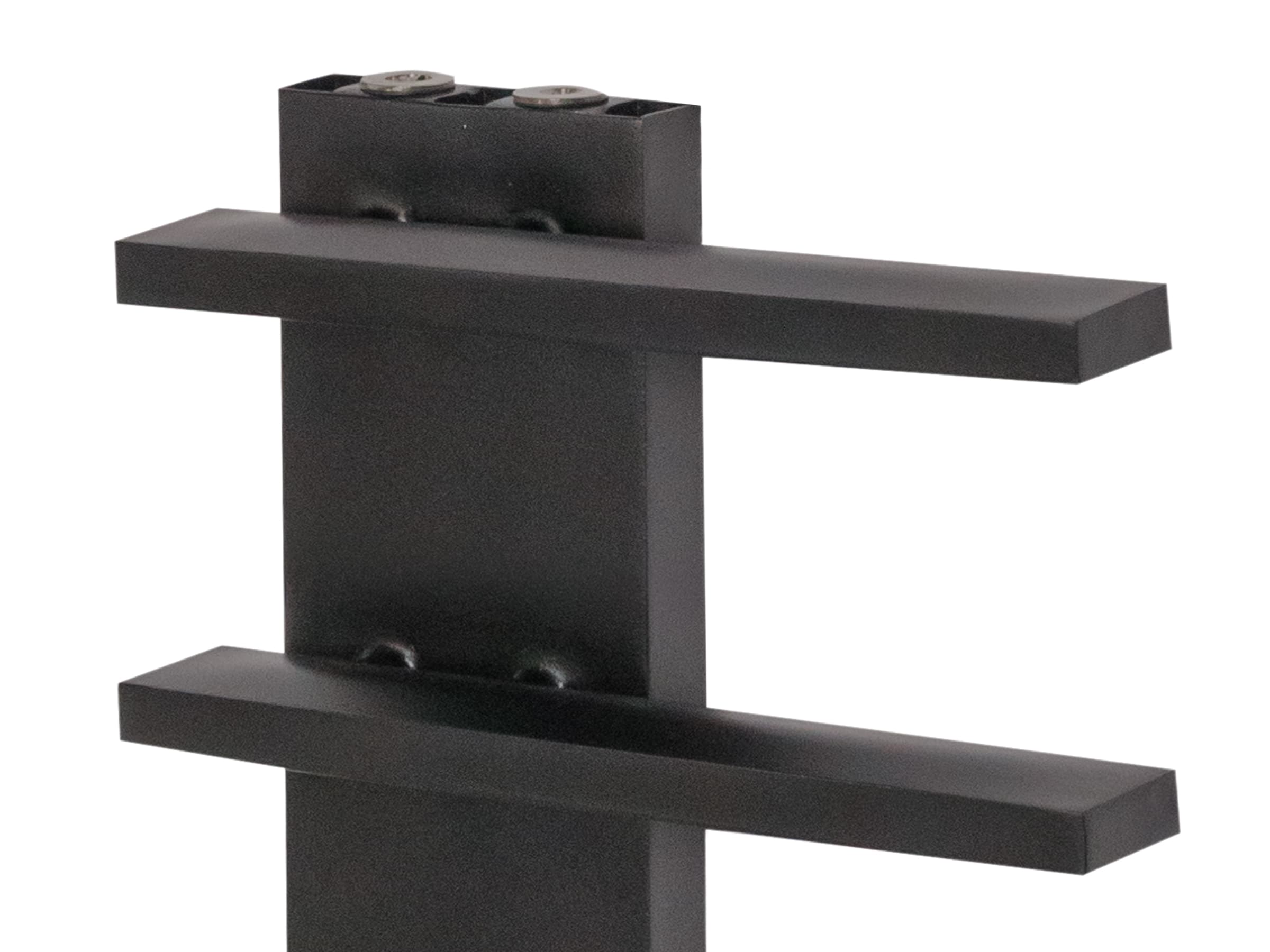 Uscător de prosoape decorativ LOJIMAX, colecția LION Lățime 485 mm. Înălțime 300 mm. negru mat