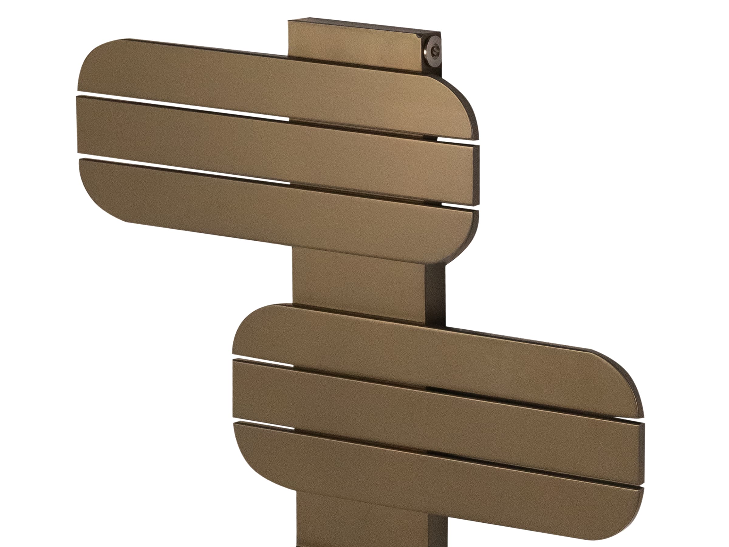 Uscător de prosoape decorativ LOJIMAX, colectia BAMITO inaltimea 452 mm. latimea 500 mm. RAL MY-512 luciu