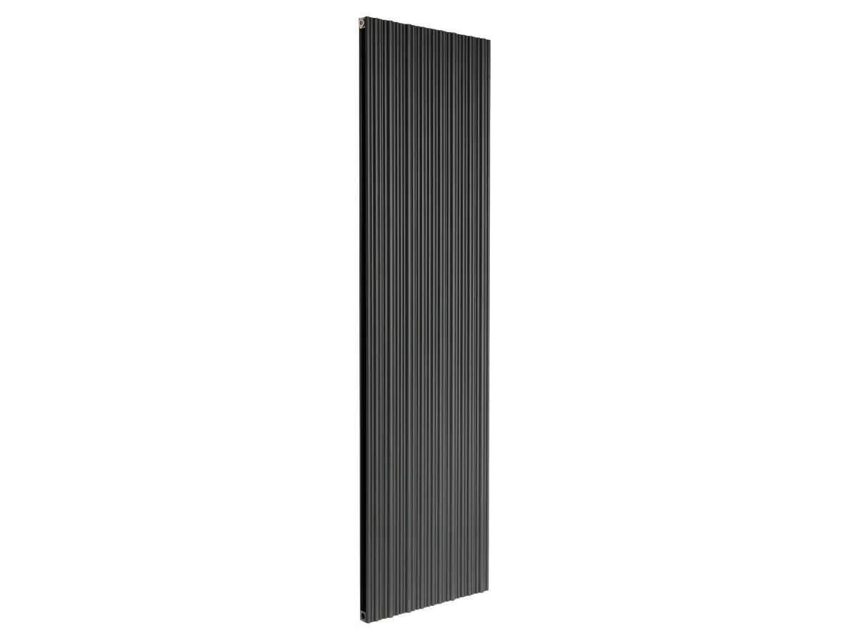 Calorifer decorativ LOJIMAX colecția BAMBOO DOUBLE 1800x359 mm, Black Matt Anodising