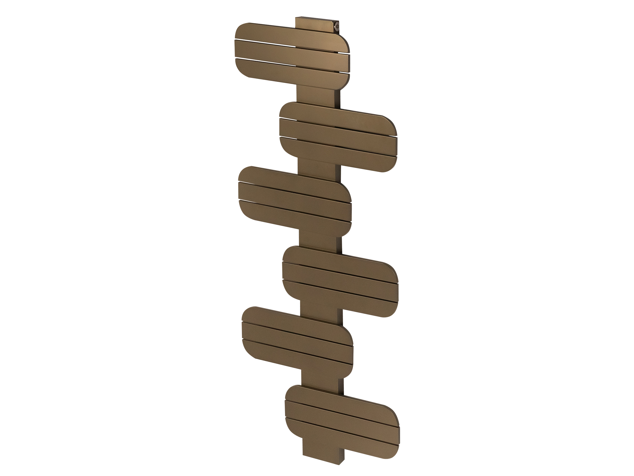 Uscător de prosoape decorativ LOJIMAX, colectia BAMITO inaltimea 452 mm. latimea 500 mm. RAL MY-512 luciu