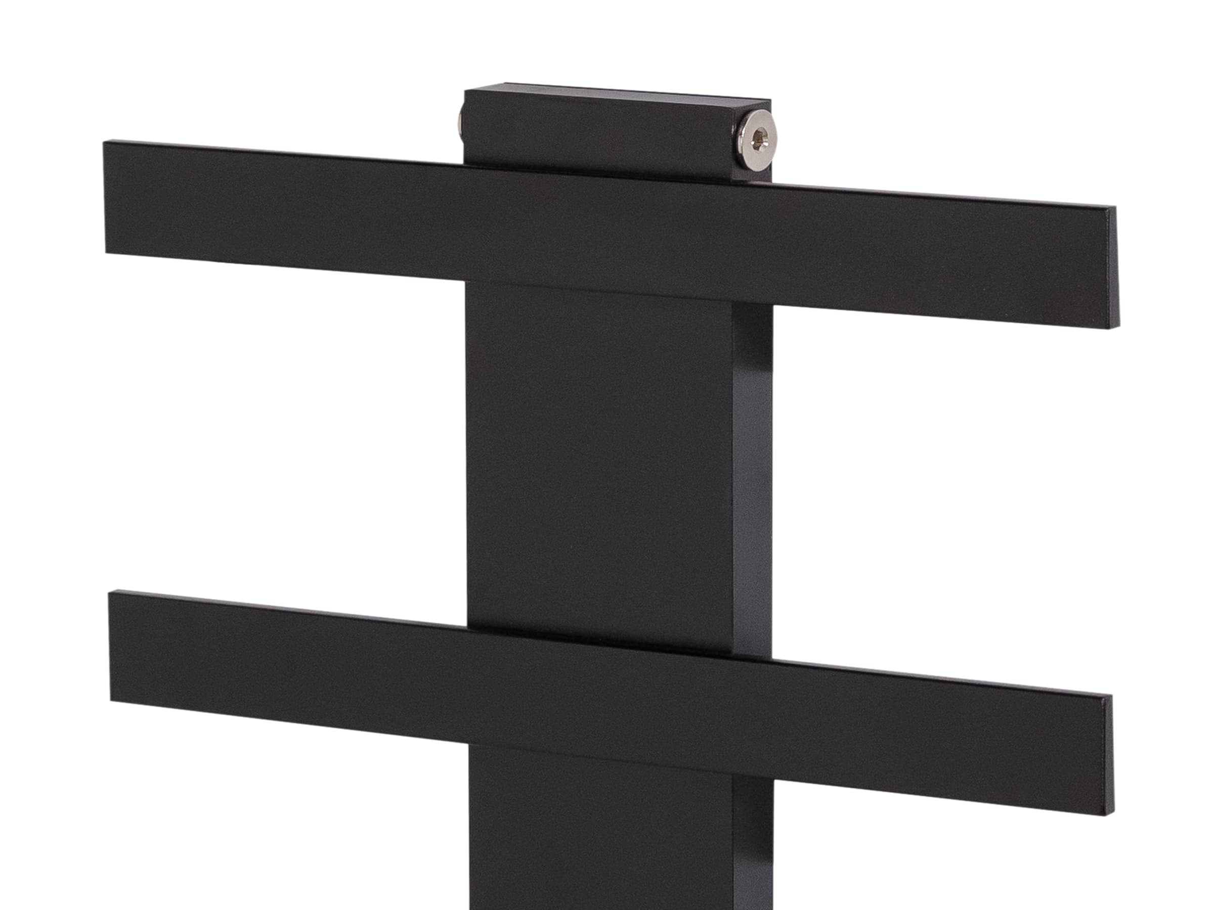 Дизайнерский полотенцесушитель LOJIMAX, коллекция ALBATROS STYLE Ширина 940 мм. Высота 450 мм. черный мат