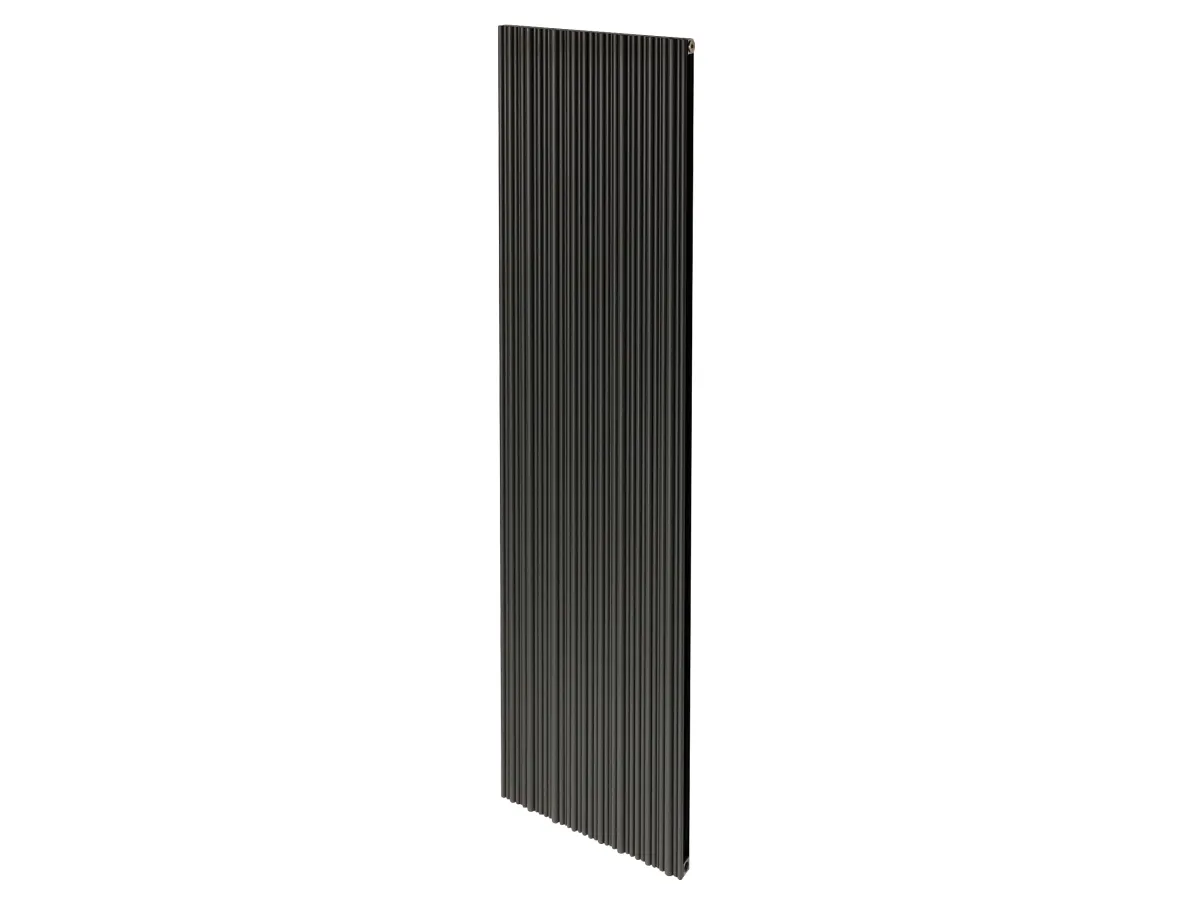 Calorifer decorativ LOJIMAX colecția BAMBOO DOUBLE 1800x359 mm, Black Matt Anodising