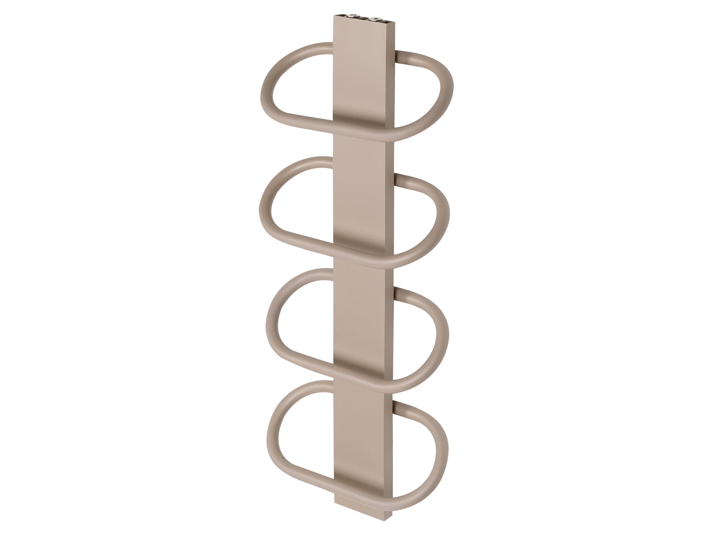 Uscător de prosoape decorativ LOJIMAX, colectia PEARL inaltimea 530 mm. latimea 400 mm. RAL kiwi mat