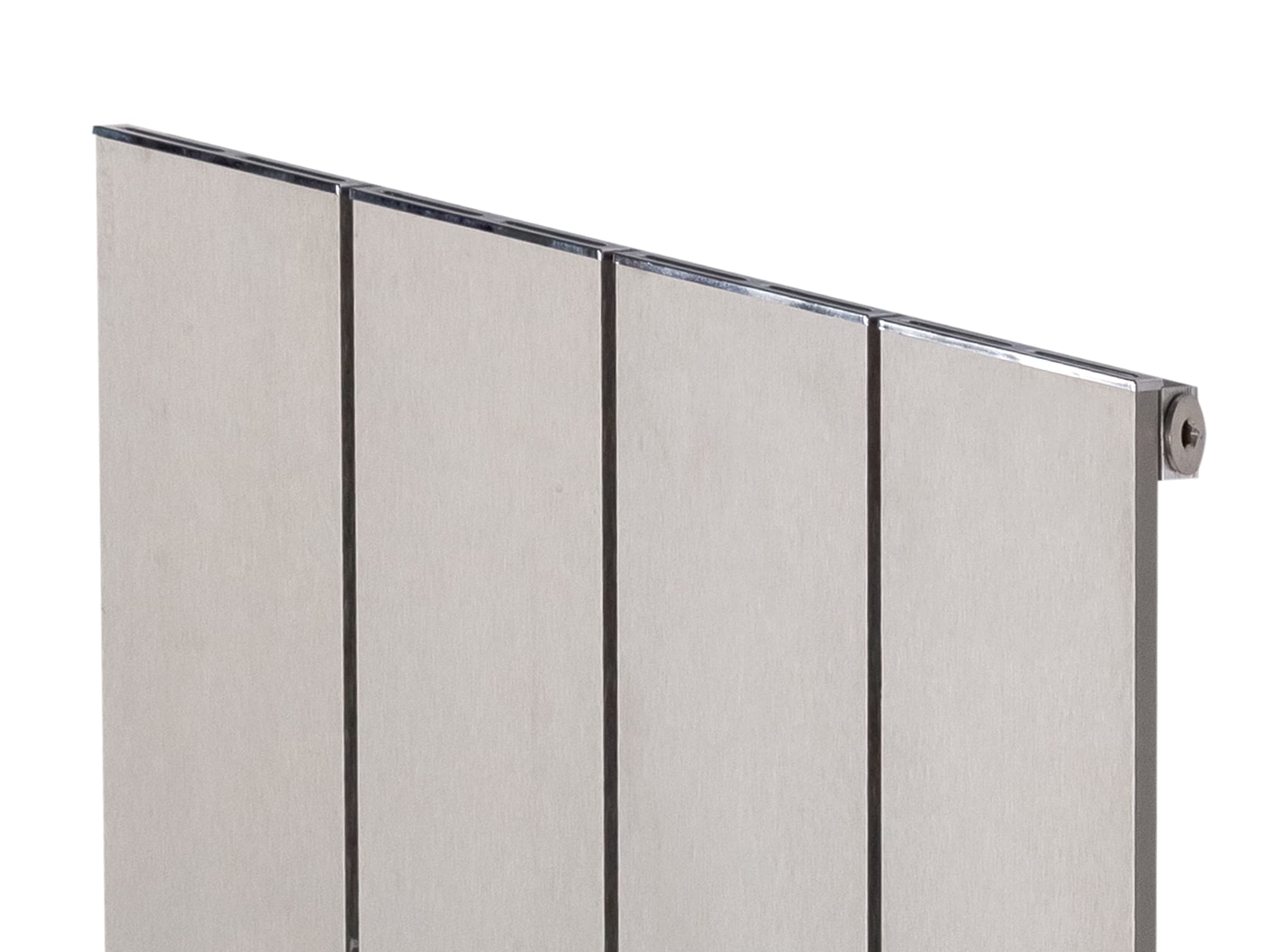 Calorifer decorativ LOJIMAX, colectia  KALSEDON высота 300 mm. ширина 280 mm. INOX SATINE