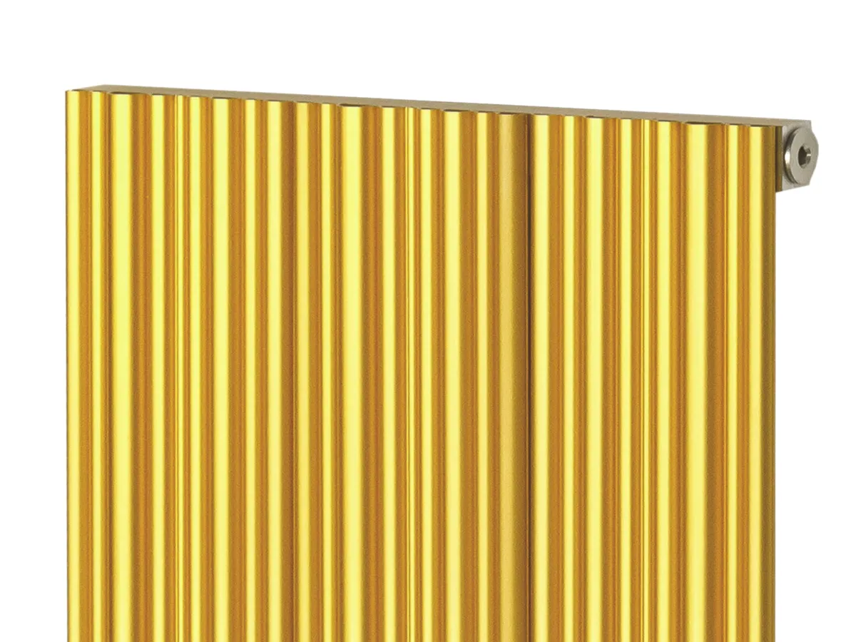 Calorifer decorativ LOJIMAX colecția BAMBOO 1800x479 mm, Gold Matt Anodising