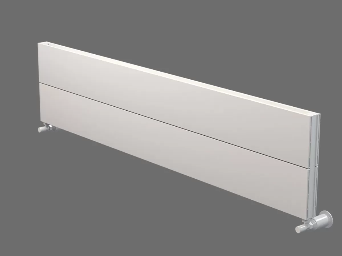 ALUMINUM HORIZONTAL RADIATOR WEI DOUBLE HRZ inaltimea 800 mm. latimea 404 mm. alb mat