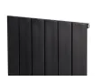 Calorifer decorativ LOJIMAX, colectie KALSEDON 800 mm. 1230 mm. negru mat
