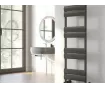 Uscător de prosoape decorativ LOJIMAX, colecția WALDO LINE Lățime 300 mm. Înălțime 608 mm. alb mat