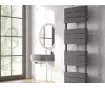 Uscător de prosoape decorativ LOJIMAX, colecția BENOIT DOUBLE Lățime 300 mm. Înălțime 700 mm. alb mat