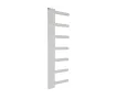 Uscător de prosoape decorativ LOJIMAX, colecția NUMMO STYLE Lățime 340 mm. Înălțime 450 mm. alb mat