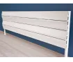 ALUMINUM HORIZONTAL RADIATOR AMAZONITE HRZ inaltimea 1500 mm. latimea 412 mm. negru mat