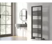 Uscător de prosoape decorativ LOJIMAX, colecția PERLA PLUS Lățime 400 mm. Înălțime 870 mm. alb mat