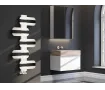 Uscător de prosoape decorativ LOJIMAX, colecția BAMITO Lățime 246 mm. Înălțime 400 mm. alb mat