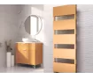 Uscător de prosoape decorativ LOJIMAX, colecția LORA DOUBLE Lățime 400 mm. Înălțime 515 mm. alb mat