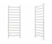 Uscător de prosoape de design CARISA, colecția LARA L, 800x485 mm, ALB