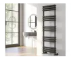 Uscător de prosoape decorativ LOJIMAX, colecția VERO Lățime 400 mm. Înălțime 500 mm. alb mat