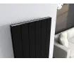 Calorifer decorativ LOJIMAX, colectia  KALSEDON DOUBLE высота 800 mm. ширина 1230 mm. BLACK SATINE
