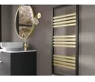 Uscător de prosoape decorativ LOJIMAX, colecția PERLA PLUS Lățime 400 mm. Înălțime 870 mm. alb mat