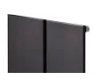 Дизайнерский радиатор LOJIMAX коллекция NISH 2000x404 мм, Черный