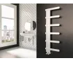 Uscător de prosoape decorativ LOJIMAX, colecția NUMMO STYLE Lățime 340 mm. Înălțime 450 mm. alb mat