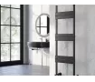 Uscător de prosoape decorativ LOJIMAX, colecția FERRINA Lățime 300 mm. Înălțime 808 mm. alb mat