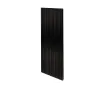 Calorifer decorativ LOJIMAX colecția BAMBOO DOUBLE 1400x359 mm, Negru