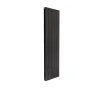 Дизайнерский радиатор LOJIMAX коллекция KALSEDON DOUBLE 1800x470 мм, BLACK SATIN