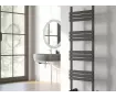 Uscător de prosoape decorativ LOJIMAX, colecția POSSIA PLUS Lățime 300 mm. Înălțime 800 mm. alb mat