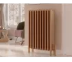 FLOOR STANDING ALUMINUM RADIATOR GRANDE LUX inaltimea 700 mm. latimea 1350 mm. alb mat