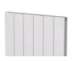 Calorifer decorativ  LOJIMAX colecția KALSEDON DOUBLE 500x1515 mm, Alb