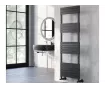 Uscător de prosoape decorativ LOJIMAX, colecția ELEGANT PLUS Lățime 300 mm. Înălțime 790 mm. alb mat
