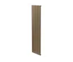Calorifer decorativ LOJIMAX, colectia BAMBOO inaltimea 300 mm. latimea 239 mm. BRONZE MATT ANODISING