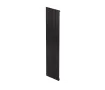 Дизайнерский радиатор LOJIMAX коллекция KALSEDON 1600x375 мм, BLACK SATIN