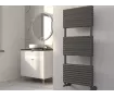 Uscător de prosoape decorativ LOJIMAX, colecția SIRIUS LINE DOUBLE Lățime 500 mm. Înălțime 980 mm. alb mat