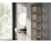 Uscător de prosoape decorativ LOJIMAX, colecția BENOIT DOUBLE STYLE Lățime 300 mm. Înălțime 650 mm. alb mat