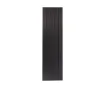 Calorifer decorativ  LOJIMAX colecția KALSEDON DOUBLE 1800x375 mm, BLACK SATIN
